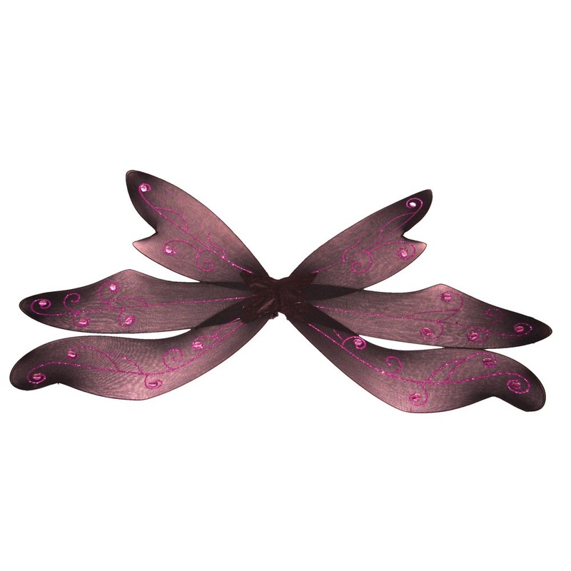 Purple fairy tale wings