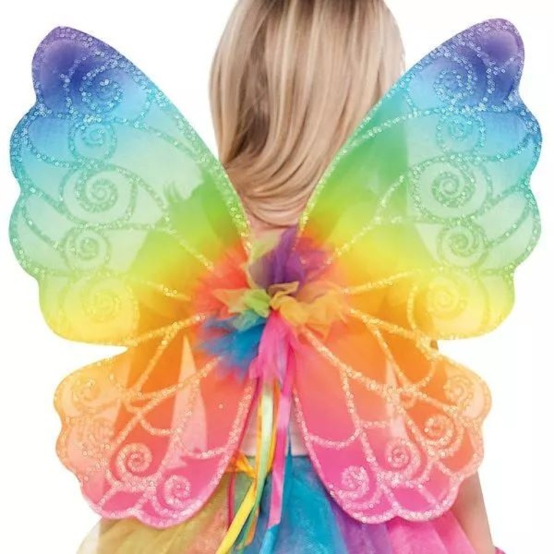 Rainbow fairy wings for kids