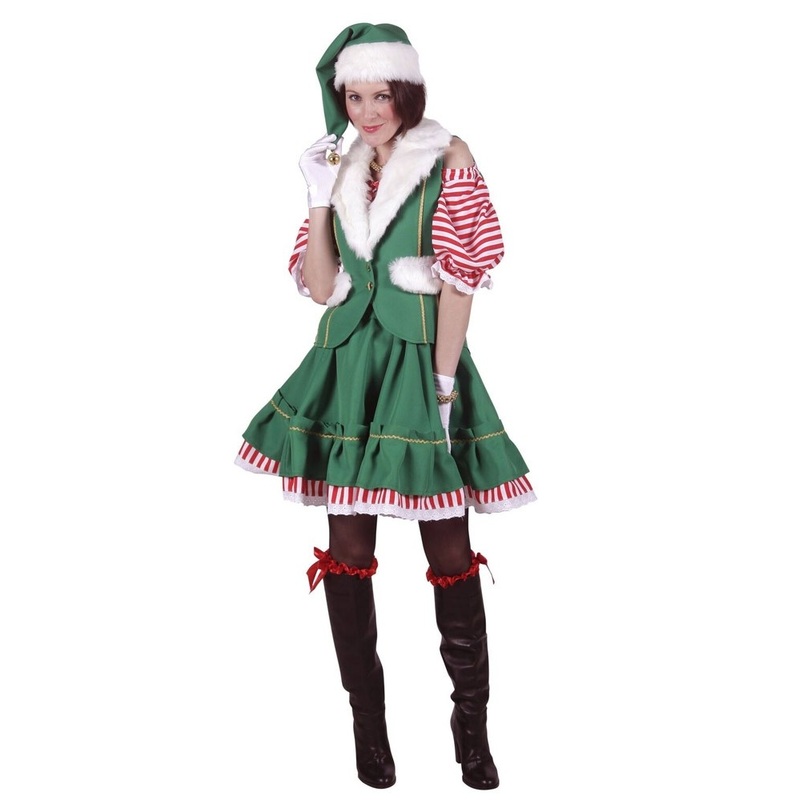 Sweet Christmas elf Aline costume S