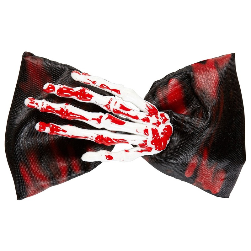 Bloodstained fly skeleton hand