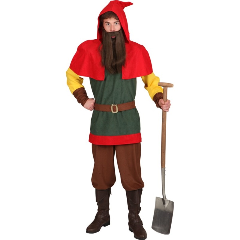 Colorful dwarf costume Seppel 46-48