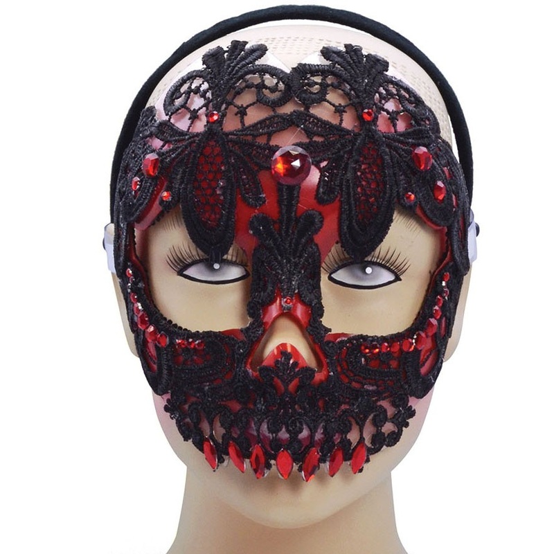 Day of the dead mask gem