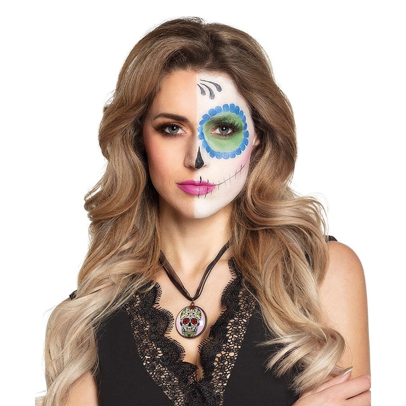 Death jewelry skull necklace