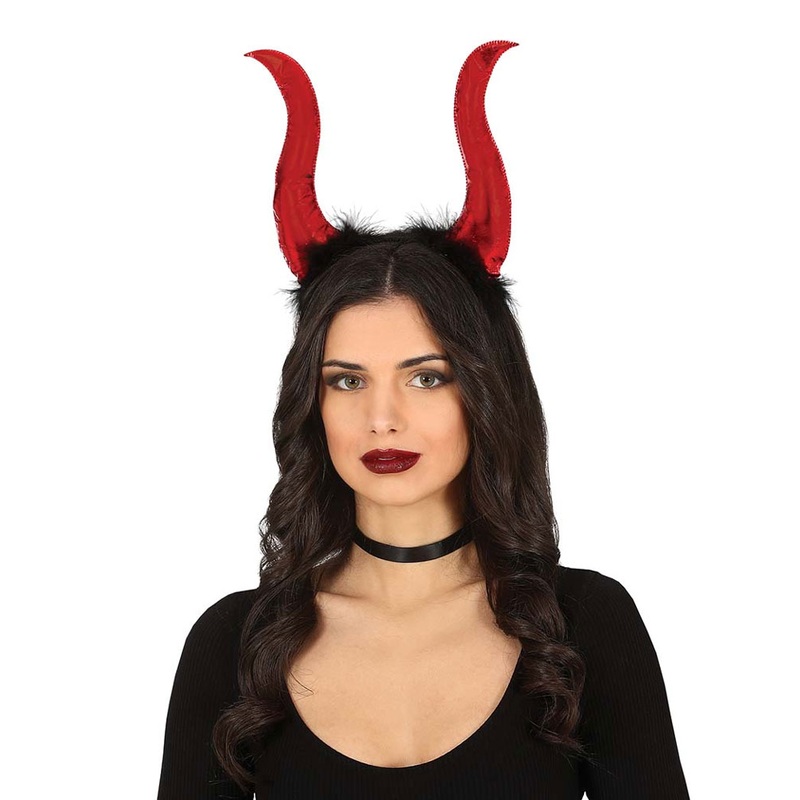 Devilish demons horns red