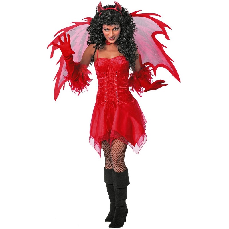 Devilish hell lady costume 34