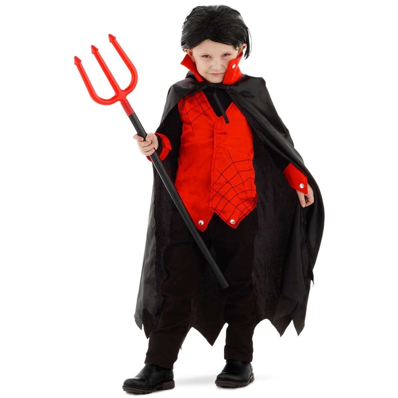 Devilish spider boy costume S