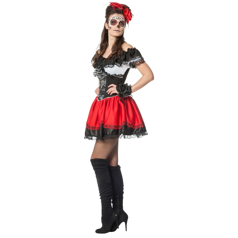 Dia De Los Muertos lace dress 34