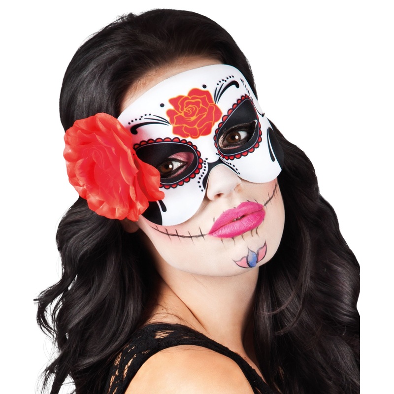 Dia De Muertos eye mask La Blanca