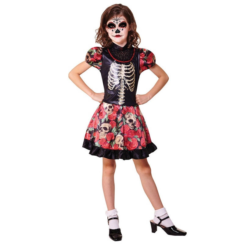 Donatella day of the dead child costume S