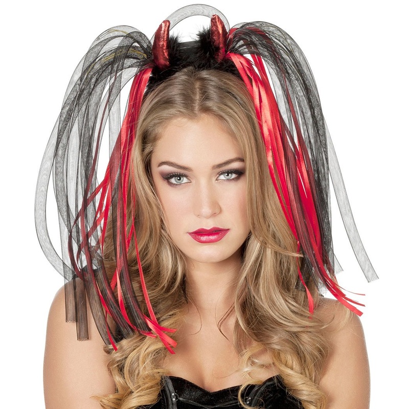 Feria fire devil headband with glow effect