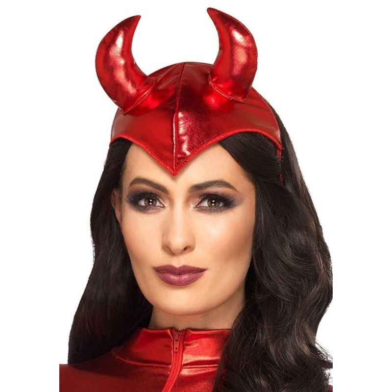 Hair band with devil horns