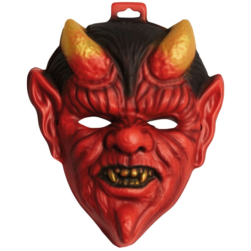 Hell devil mask red