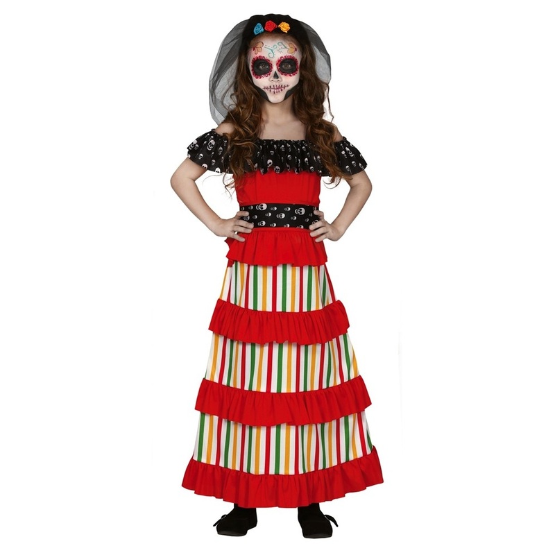 Juana day of the dead girl costume