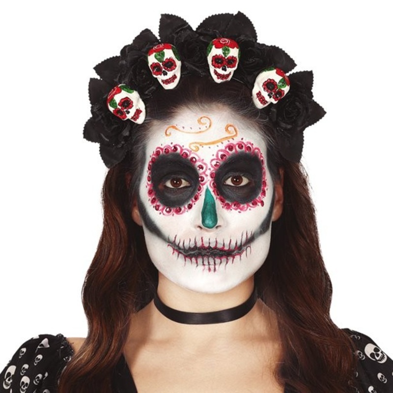Skull flower bangle