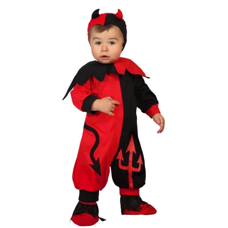 Sweet Devil red-black devil suit for children