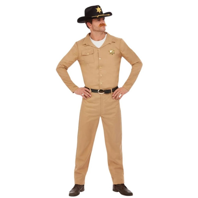 80s Sheriff Men's Costume M