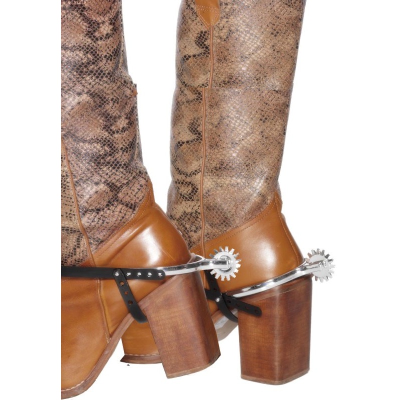 Boot spurs for cowboy costume
