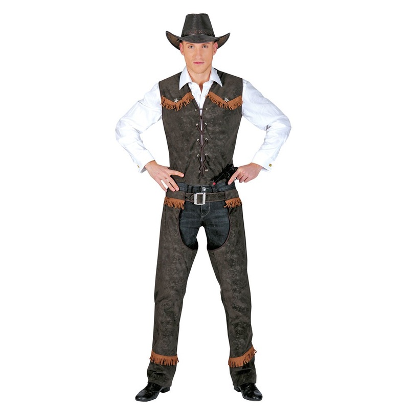 Classic western cowboy mens costume 48-50