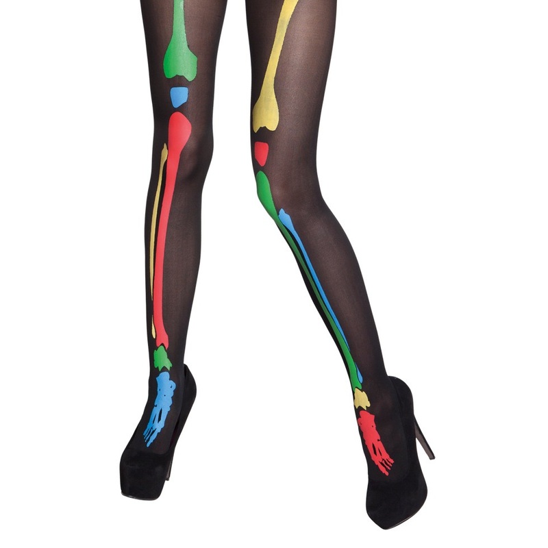 Colorful bone tights