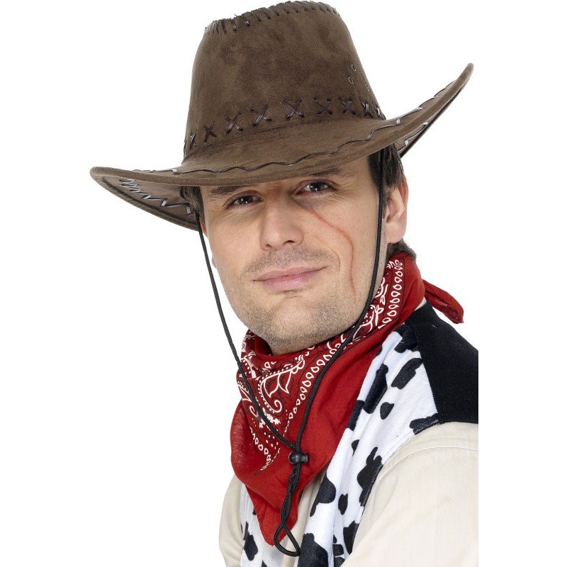 Cowboy hat in suede look