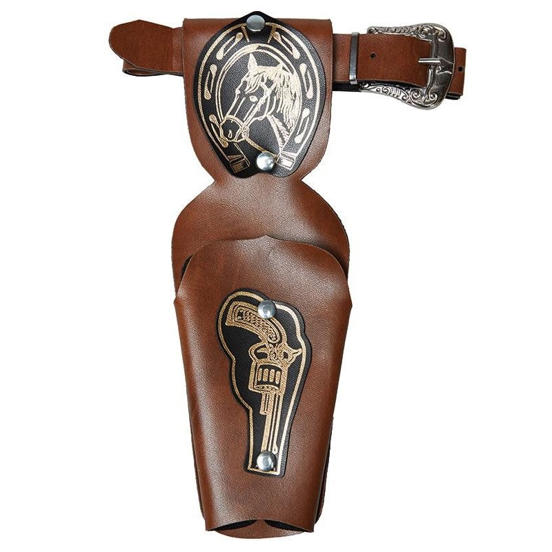 Cowboy pistol holster belt for kids