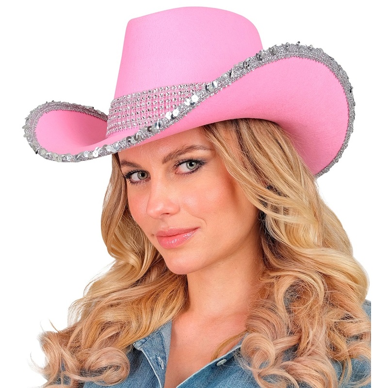 Cowgirl Party Hat Unisex Pink
