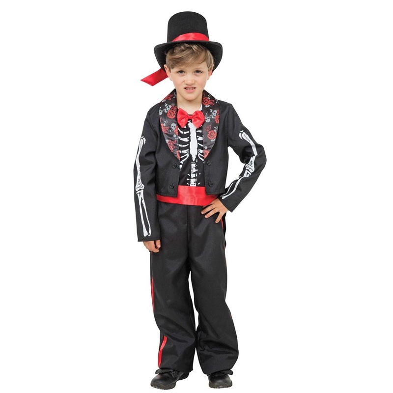 Day of the Dead Cavalier costume for boys M