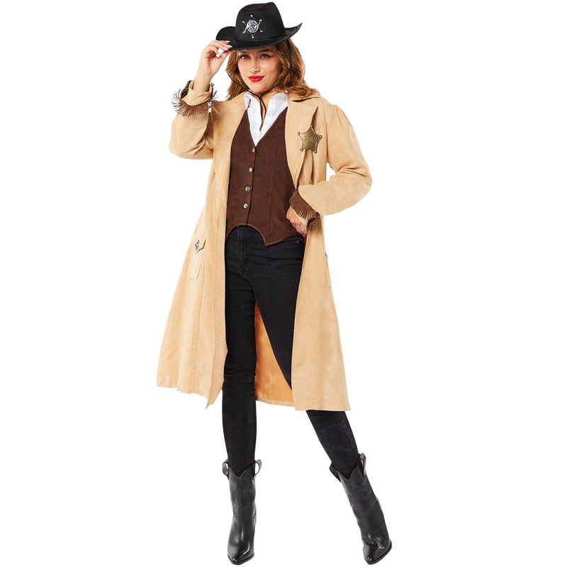 Elegant sheriff women's costume 34-36