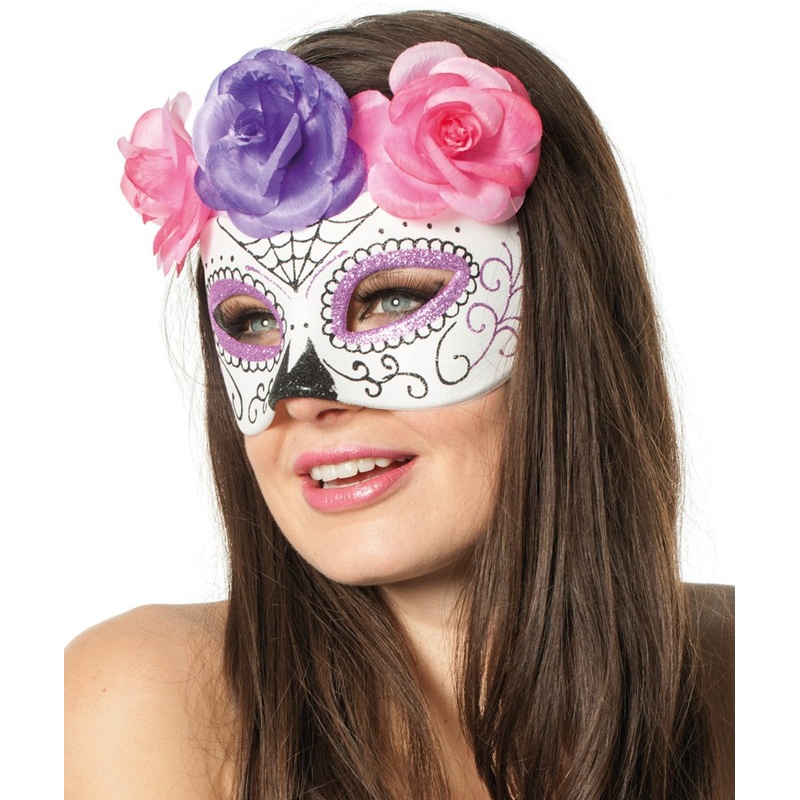 Flower mask Dia De Los Muertos