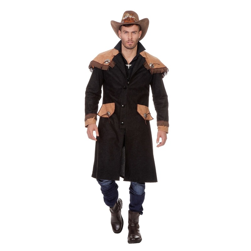 Noble cowboy fringed coat for men 48