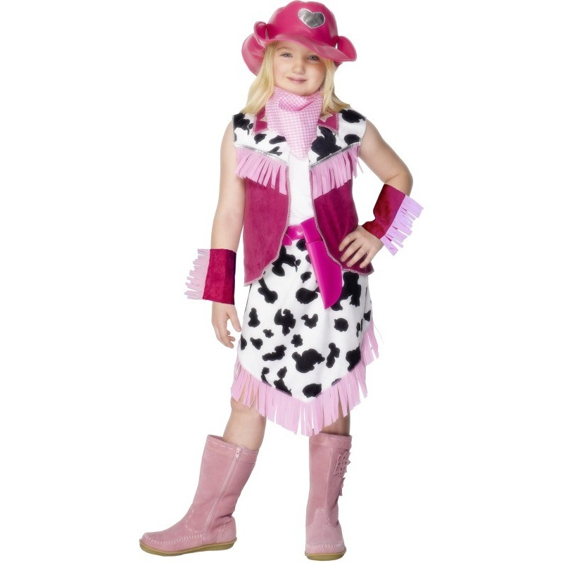 Pink Country Fringed Child Costume