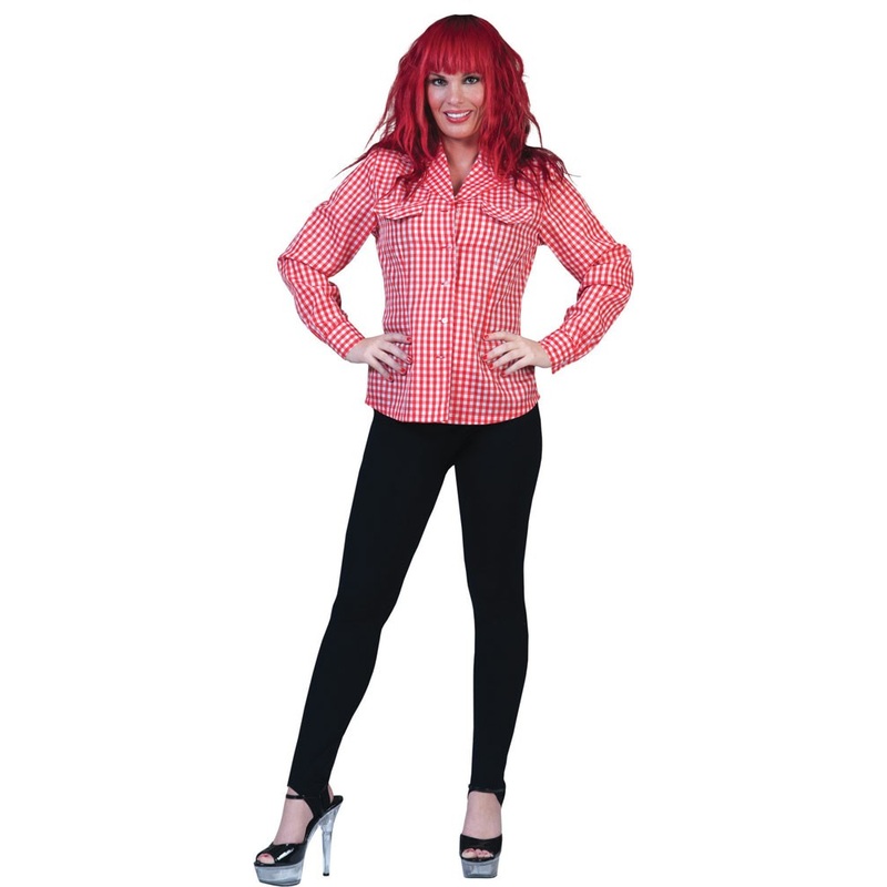 Red checked ladies shirt 36-38