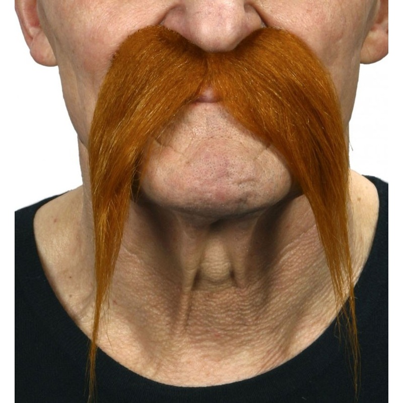 Red Johannson mustache