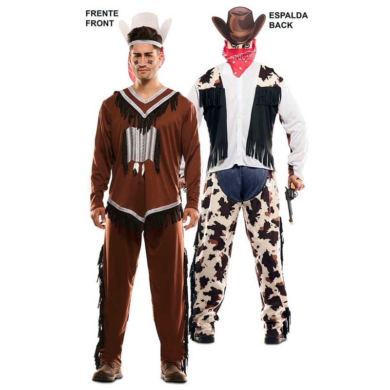 Reversible costume wild west M-L