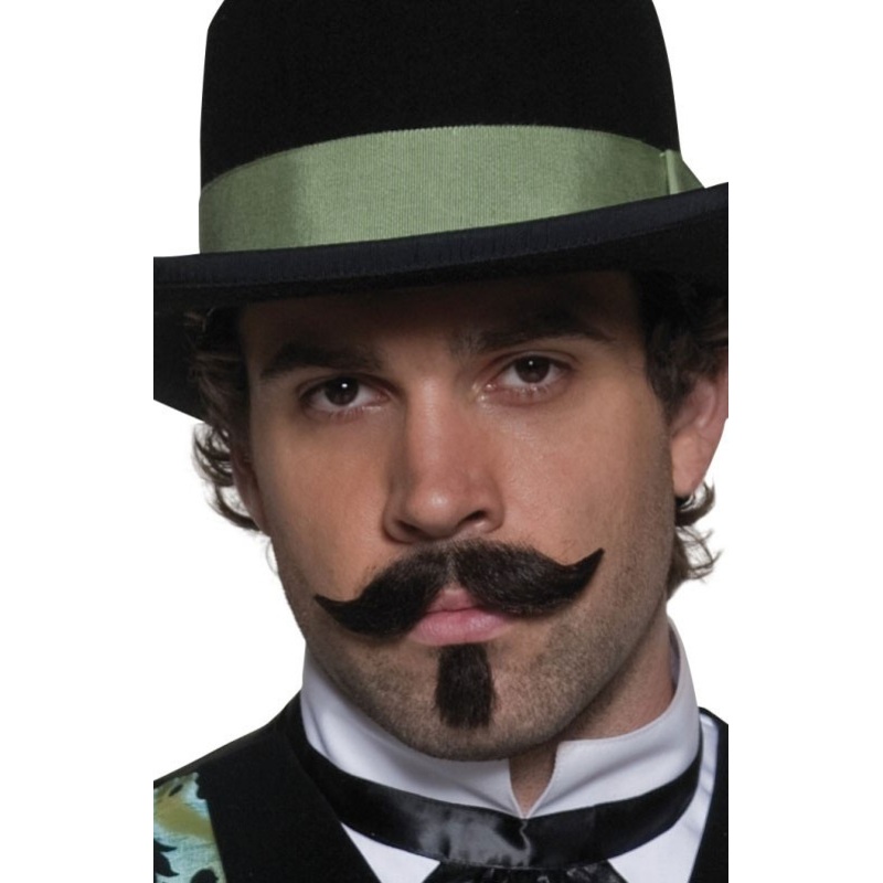 Wild west gentleman mustache