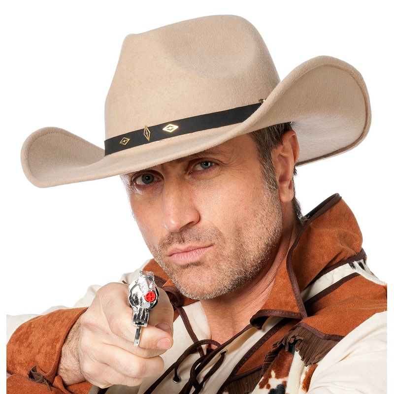 Wool felt western cowboy hat Deluxe 57