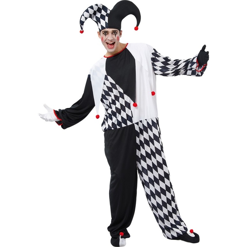 Balck & White jester costume