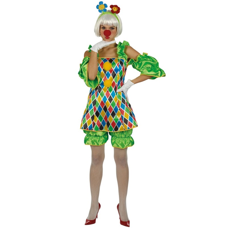 Bibbi the clown woman costume 32-34