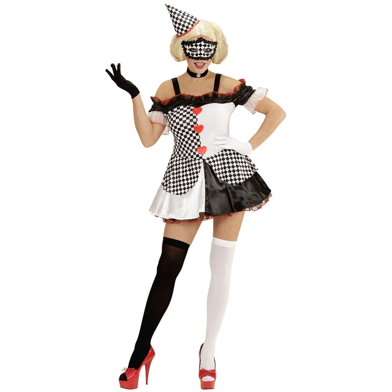 Black & White Jester Dress S