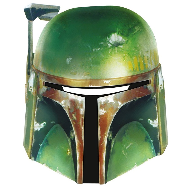 Boba Fett paper mask