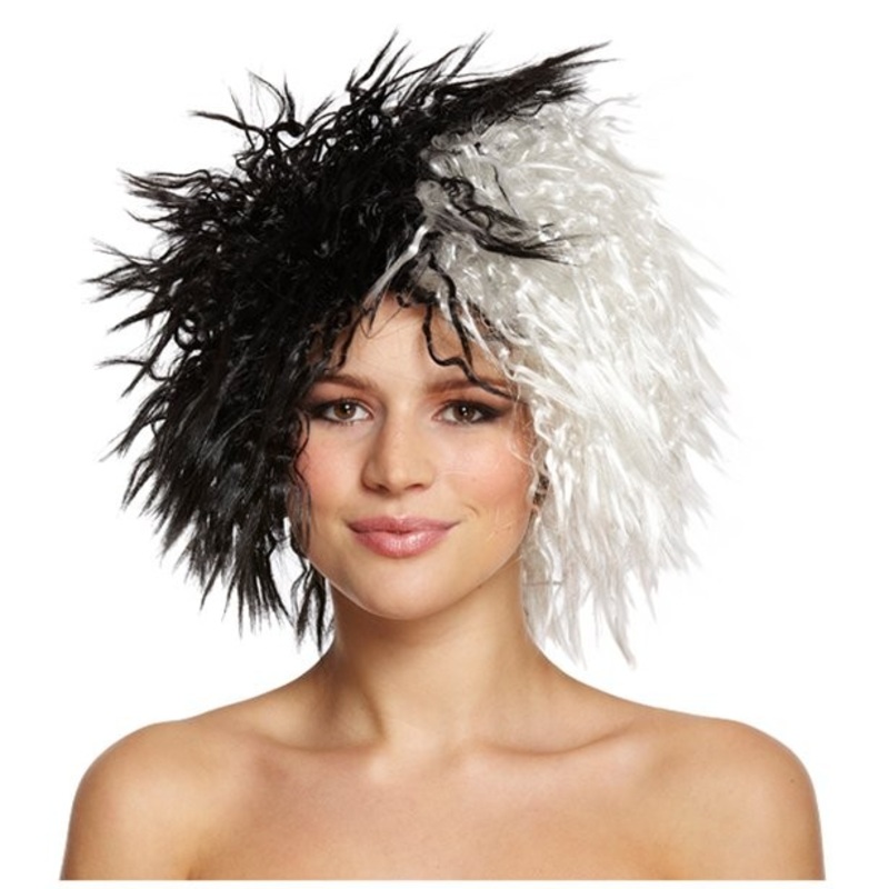Camilla di villa wig black and white
