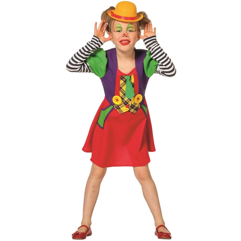 Circus clown Augustina child costume 116