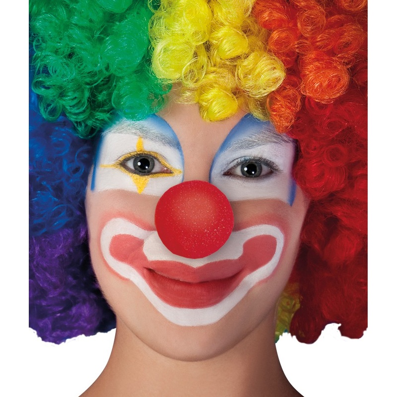 Classic clown nose made of foam rubber