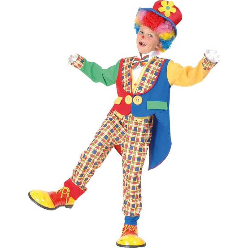 Colorful Capsar clown child costume