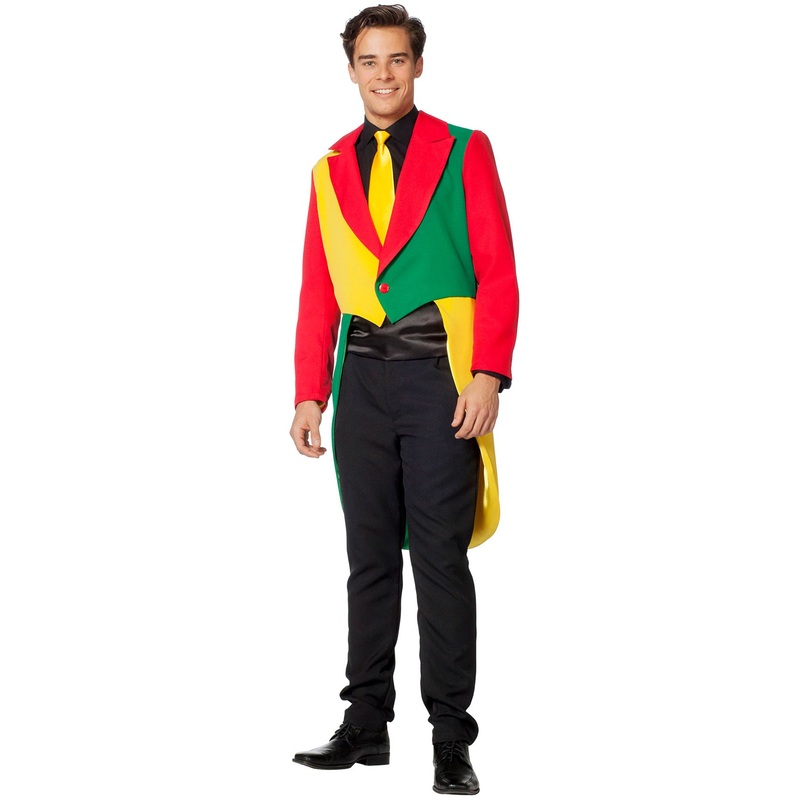Colorful carnival tailcoat for men 48
