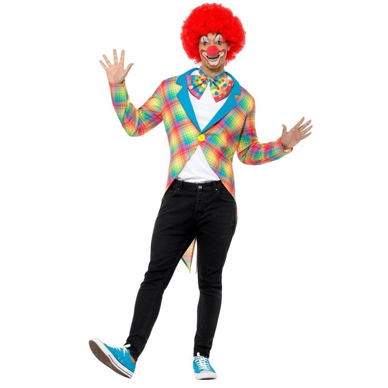 Colorful clown tailcoat M