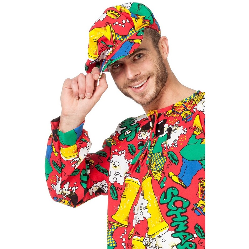 Crazy comic world peaked cap