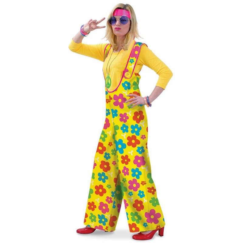 Flowery dungarees M