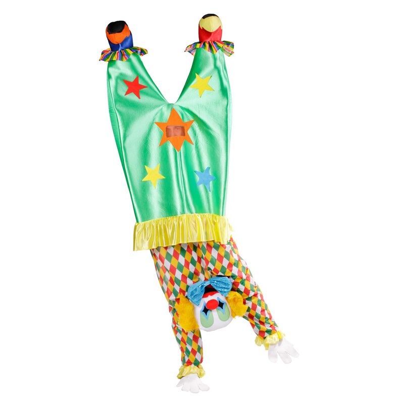 Funny headstand clown costume