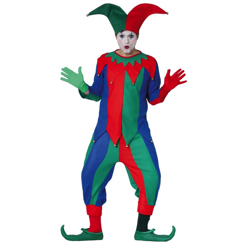 Juggler court jester men's costume M